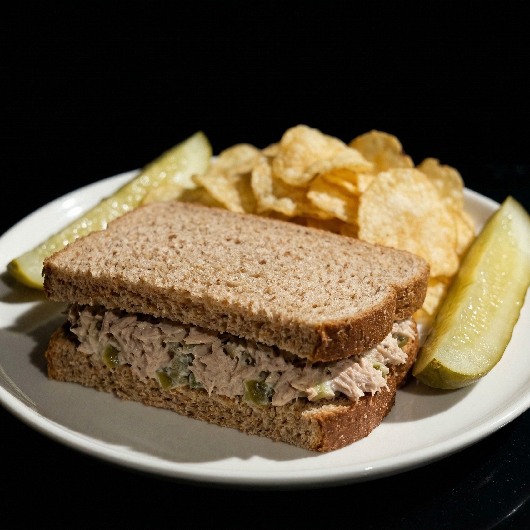 Tuna Salad Sandwich Plate.