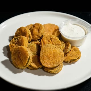 Breaded Pickles with Ranch