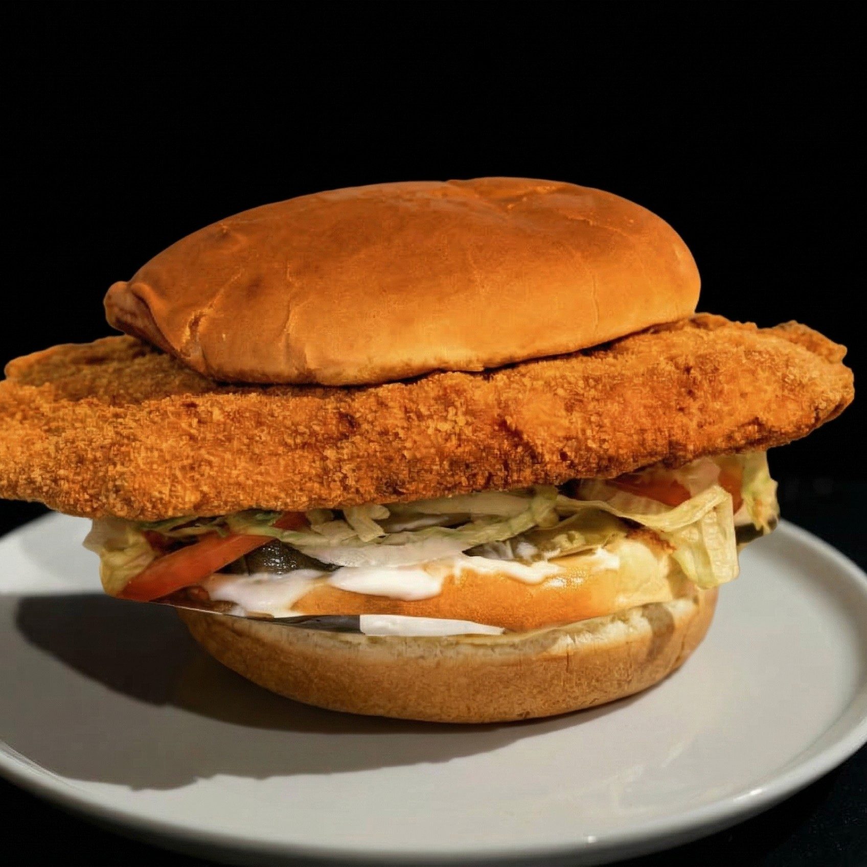 Large Breaded Tenderloin.