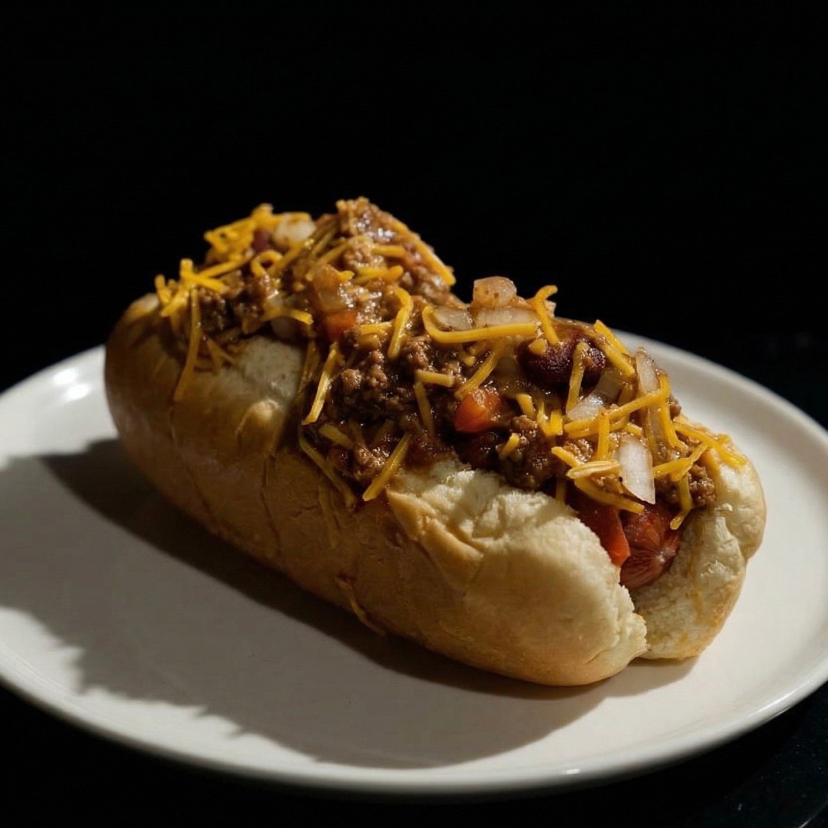 Chili Dog Pure Beef.