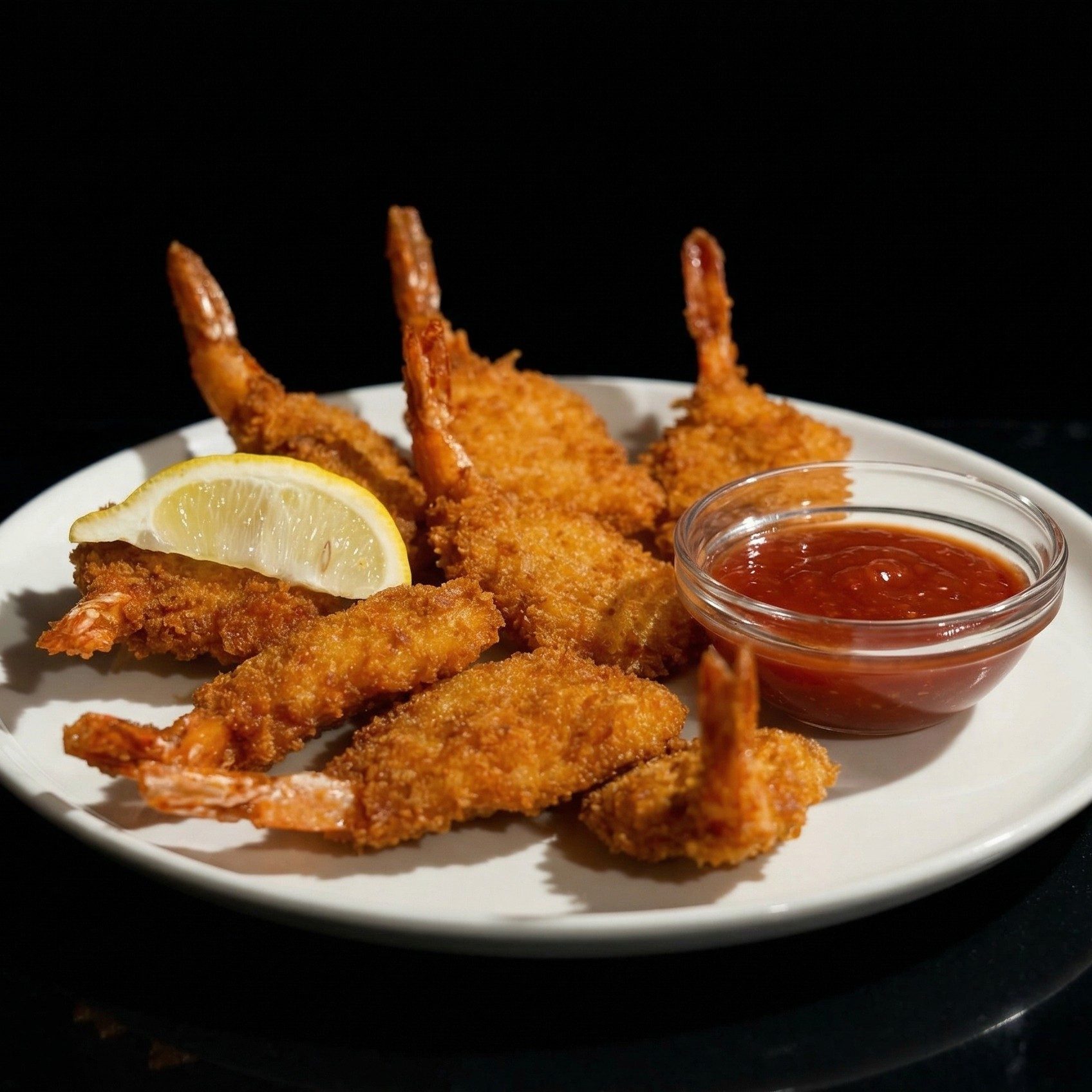 Breaded Shrimp.