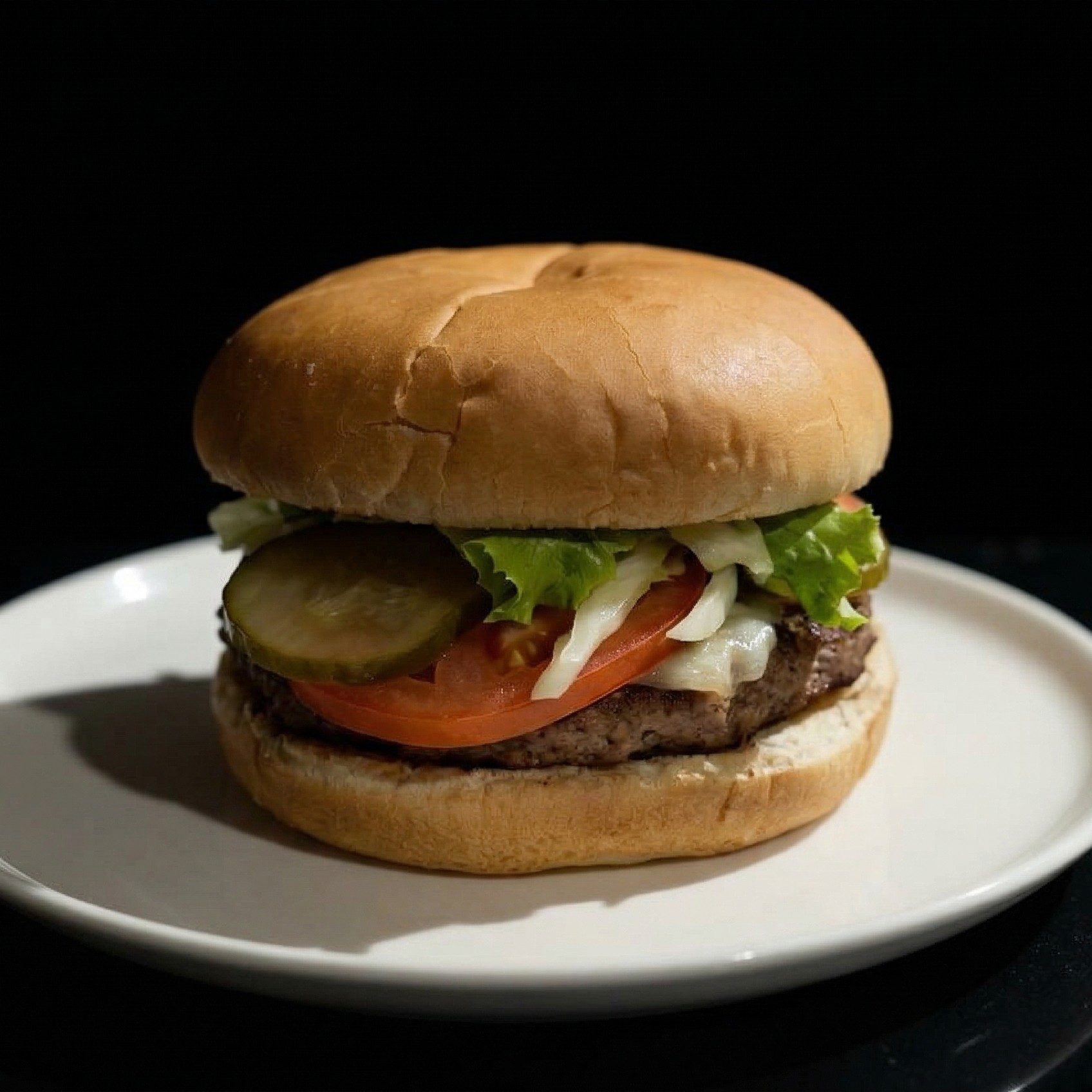 Mushroom Swiss Burger.